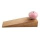 2 Pieces Pink Round Ceramic Wooden Door Stopper